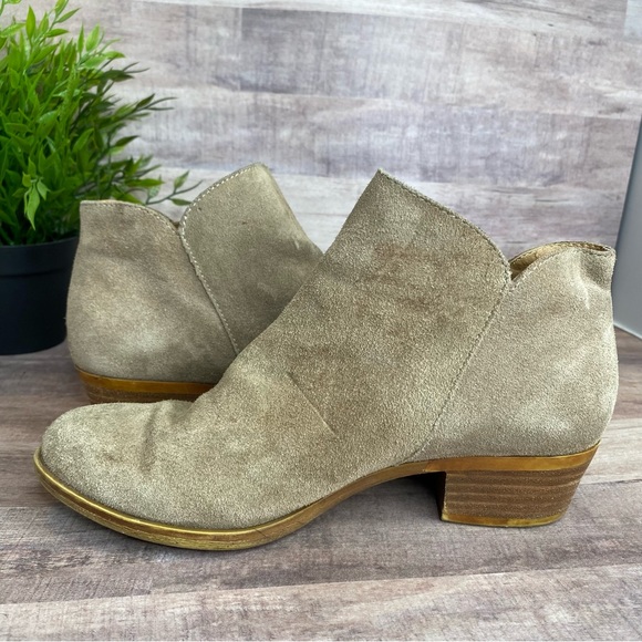Lucky Brand Women’s “Barough” Taupe Suede Ankle Booties - Size: 7 - Picture 8 of 13